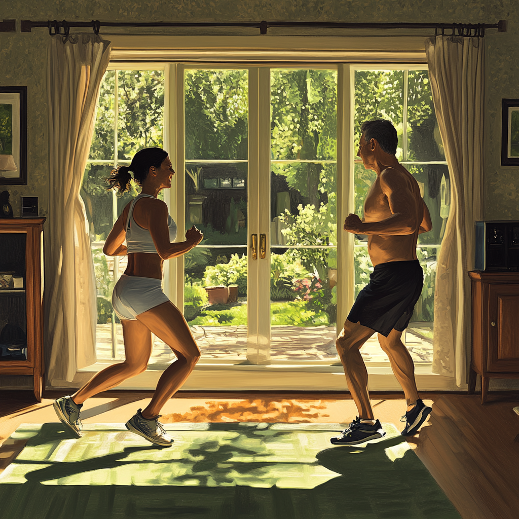 Starting your fitness journey with a partner at home provides a valuable safety net. You can motivate each other and ensure proper form, reducing the risk of overexertion or injury.