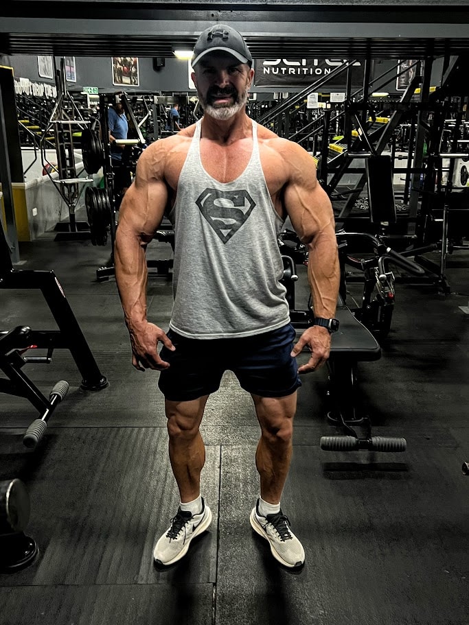 Closer to 60 Years old than 50 and higher muscle mass than a typical male half my age