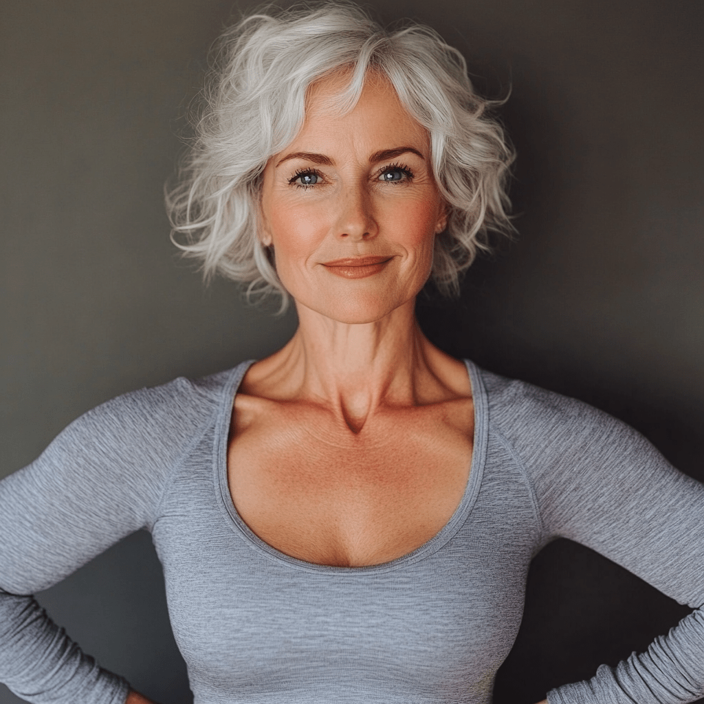 A fit, attractive women in her 50's