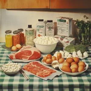 1950's dinner table